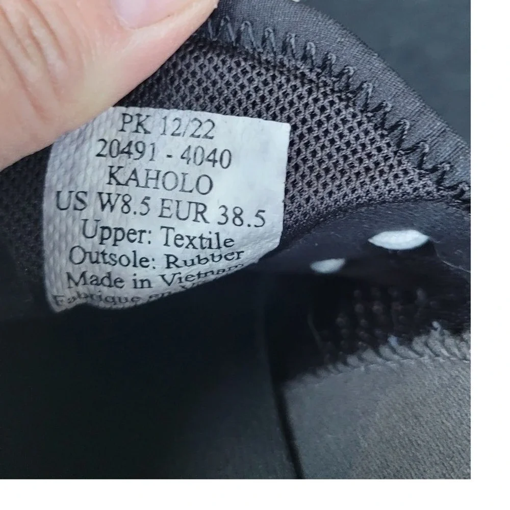 Olukai Kaholo Womens 8.5 Grey White Mesh Running Training Shoes 20491-4040